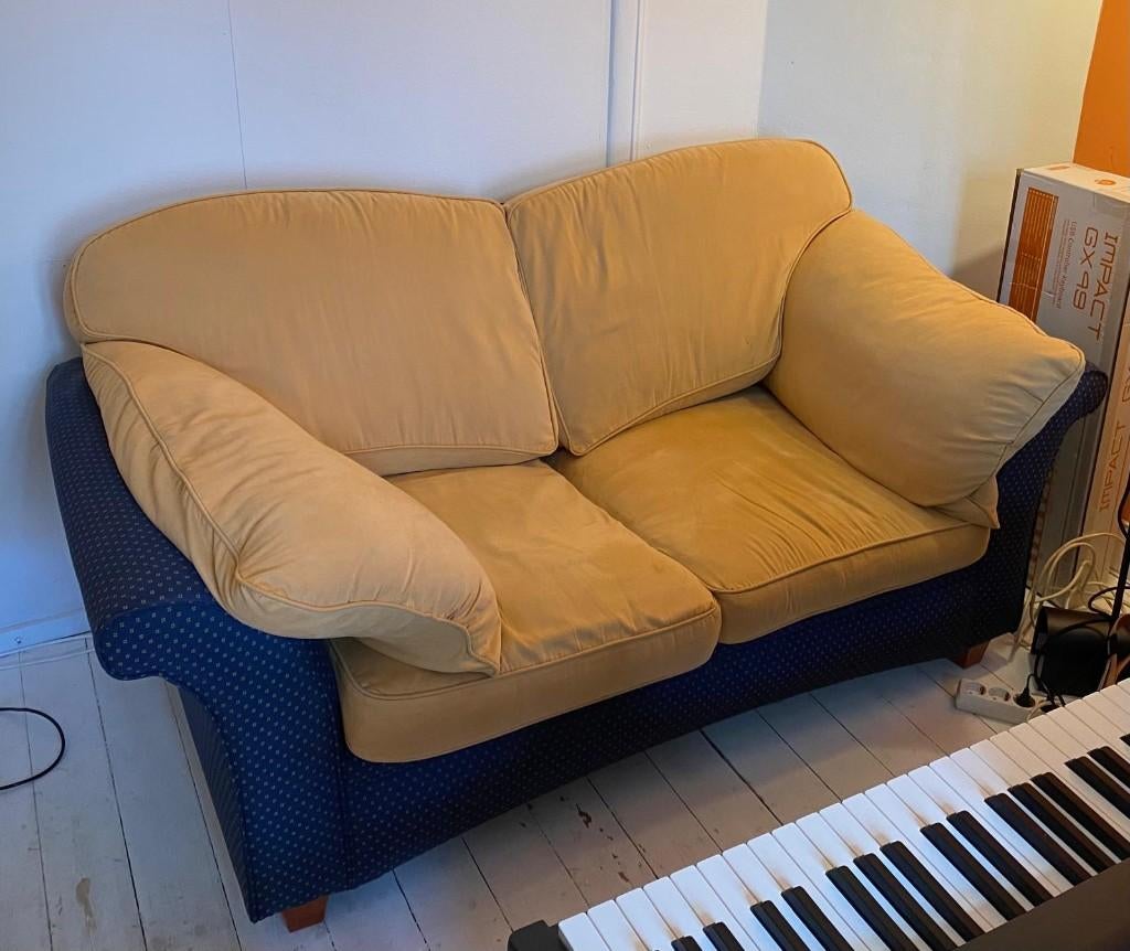 Tweezits bankje, Ophalen, Gebruikt, 150 tot 200 cm, Tweepersoons