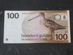 Zeldzaam 100 Gulden Biljet 1977 - Snip (Waterhoen), Postzegels en Munten, Bankbiljetten | Nederland, Ophalen of Verzenden, 100 gulden