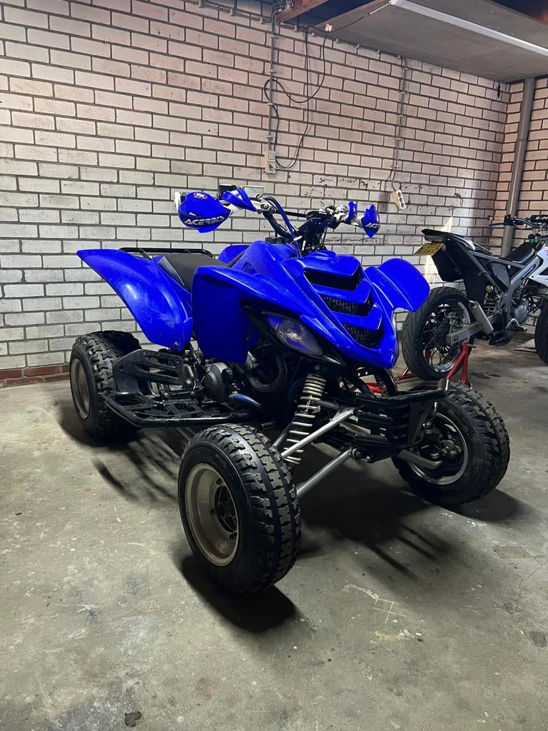 Yamaha raptor 660 met kenteken, Ophalen