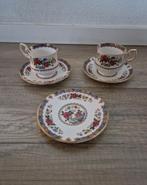 Kopjes schotels queen's flower of amaran rosina china bloem, Ophalen of Verzenden