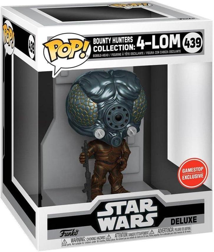 Funko Pop 439 Star Wars - 4-Lom Bounty Hunter NIEUW !!, Verzamelen, Star Wars, Nieuw, Actiefiguurtje, Ophalen of Verzenden