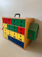 Houten ladekastje met gekleurde laden en cijfers, Ophalen, Minder dan 50 cm, Gebruikt, 5 laden of meer