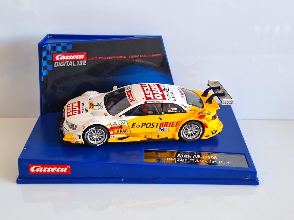 Carrera Digital 132, Audi A5 DTM 2012 "T.Scheider, 4 LAATSTE, Carrera, Racebaan, Carrera, Carrera