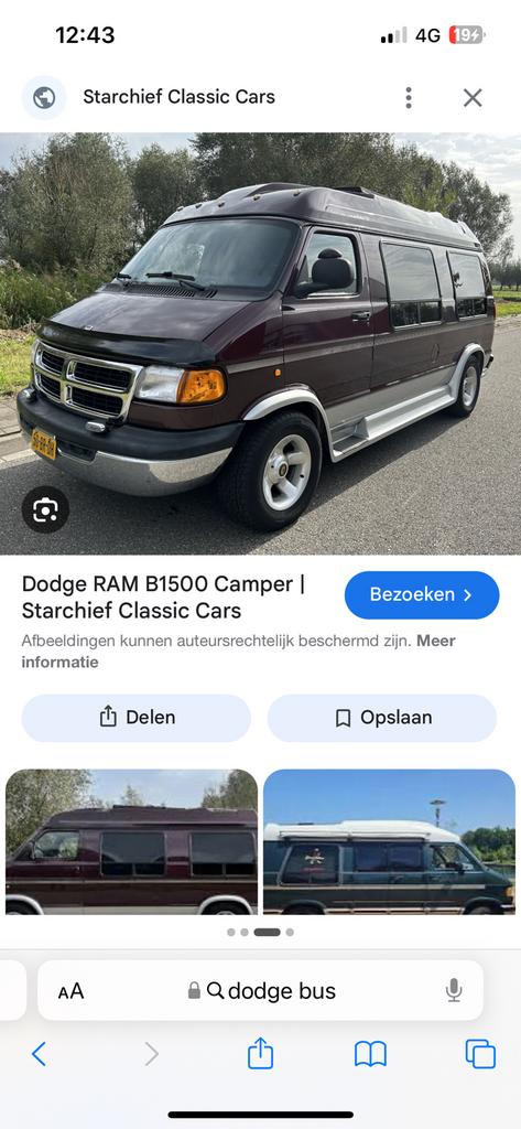 Onderdelen dodge van bestelbus dodge, Ophalen of Verzenden, Achter, Dodge, Bumper