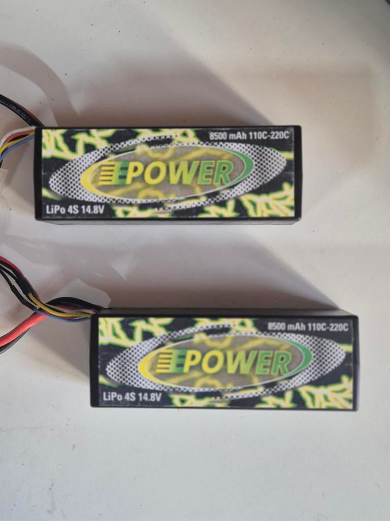 E Power 4S 8500mAh 110-220C LiPo accu's met XT-90, Ophalen of Verzenden
