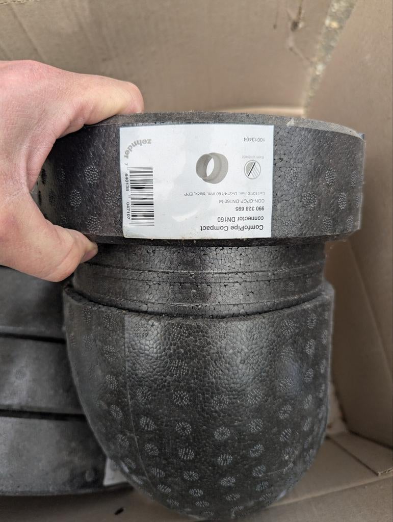 Zehnder ComfoPipe Compact luchtkanaal onderdelen, Ophalen