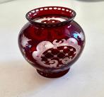 Boheems glazen vaasje, Antiek en Kunst, Ophalen of Verzenden