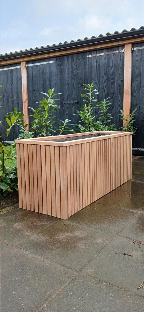 Hardhouten bloembak!, Tuin en Terras, Bloembakken en Plantenbakken, Nieuw, Hout, Balkon, Tuin, 60 cm of meer, Rechthoekig, Ophalen