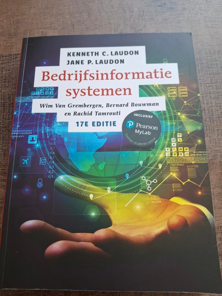 Bedrijfsinformatiesystemen 17e editie - K.C. Laudon, Zo goed als nieuw, Kenneth C. Laudon, Jane P. Laudon, Gamma, HBO