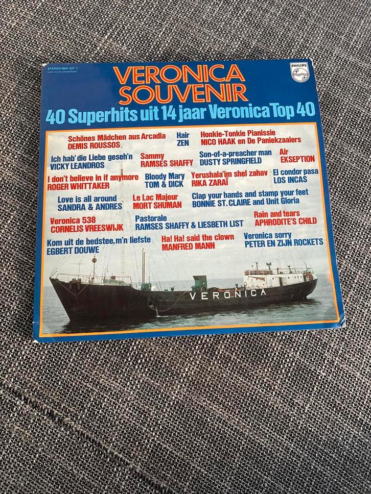Veronica Souvenir - 40 Superhits uit 14 jaar Veronica Top 40, Cd's en Dvd's, Vinyl | Pop, Gebruikt, 1960 tot 1980, 12 inch, Ophalen