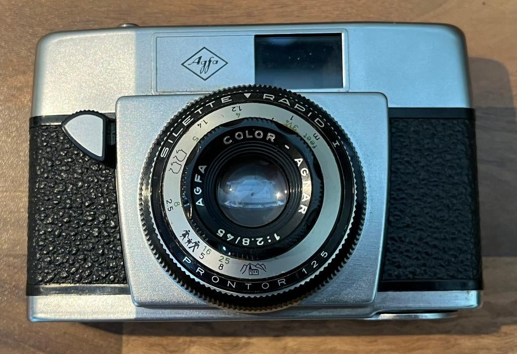 Agfa SILETTE - RAPID analoge camera, Ophalen of Verzenden, Gebruikt, Compact, Overige Merken