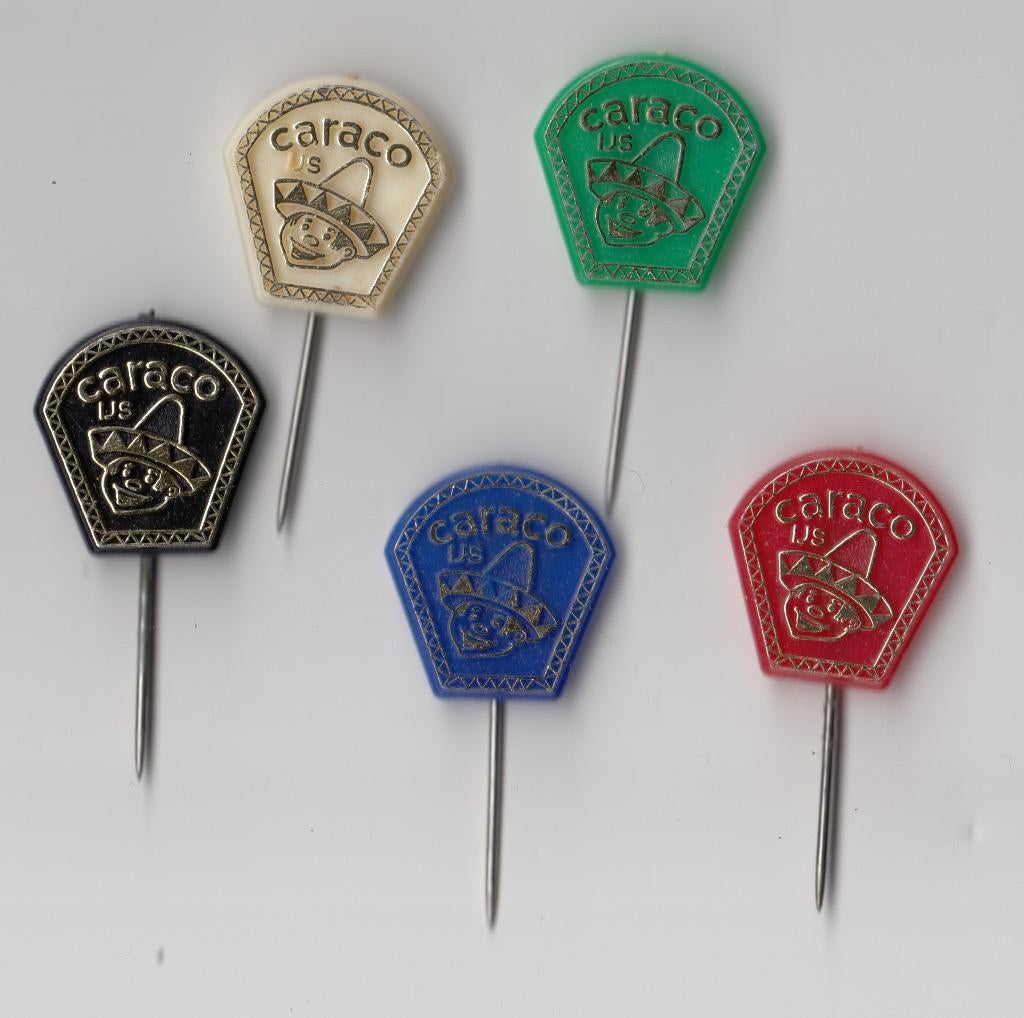 Caraco IJs speldjes, Gebruikt, Niet vindbaar, Niet vindbaar, Speldje of Pin