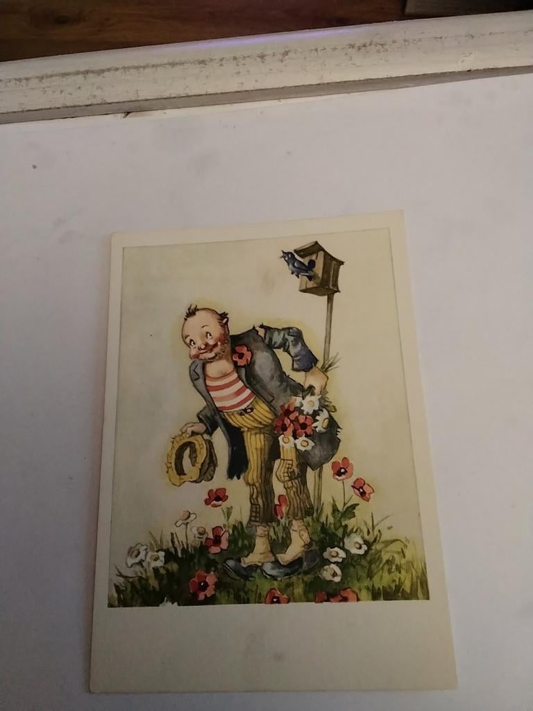 VREEMDE SNUITER. BIJ VOGELHUISJE MET VOGEL, Ophalen of Verzenden