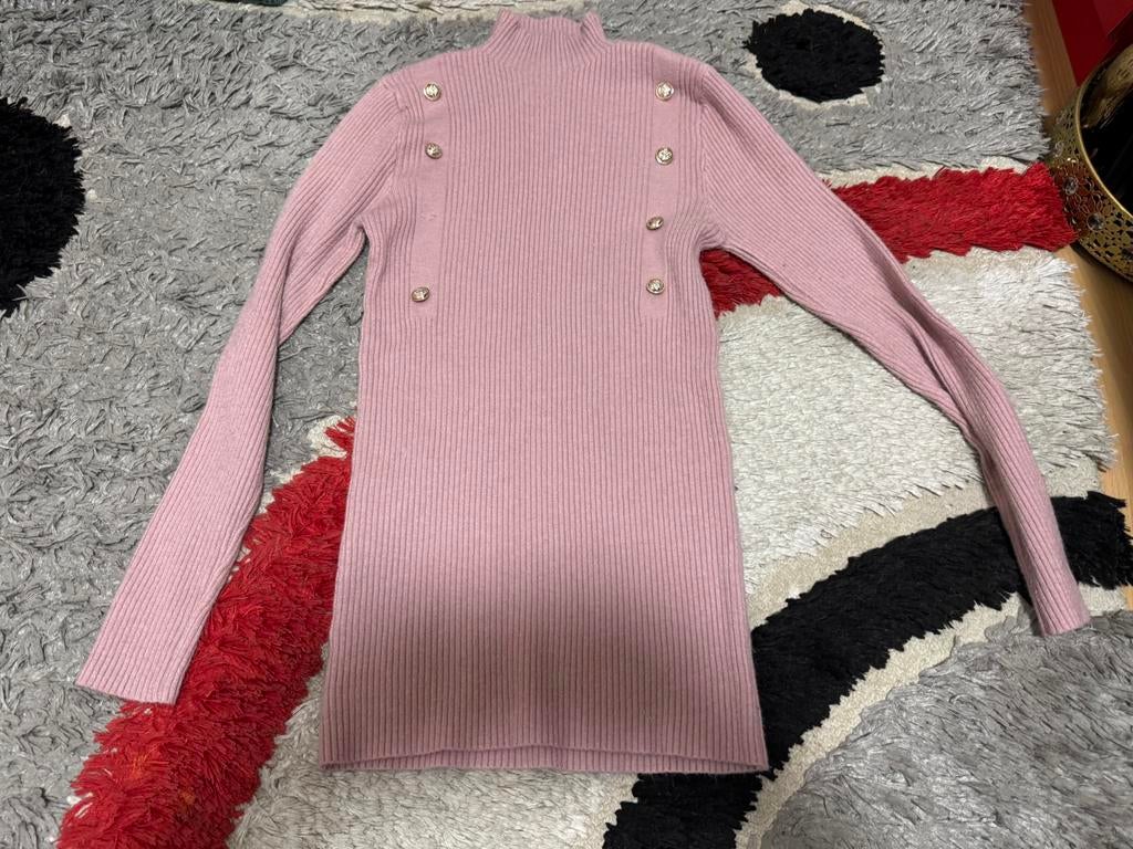 Roze trui 1 maat, Kleding | Dames, Huispakken, Ophalen of Verzenden, Zo goed als nieuw, Maat 38/40 (M), Roze