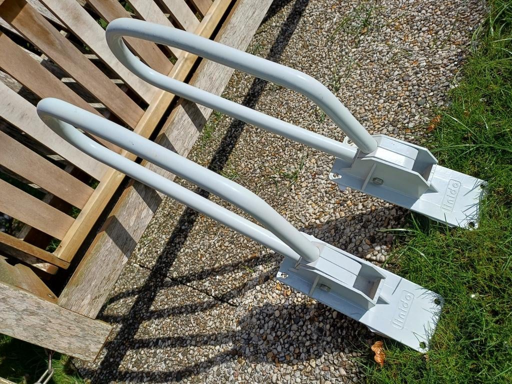 2x Linido opklapbare wandbeugel / handgreep, Ophalen, Gebruikt