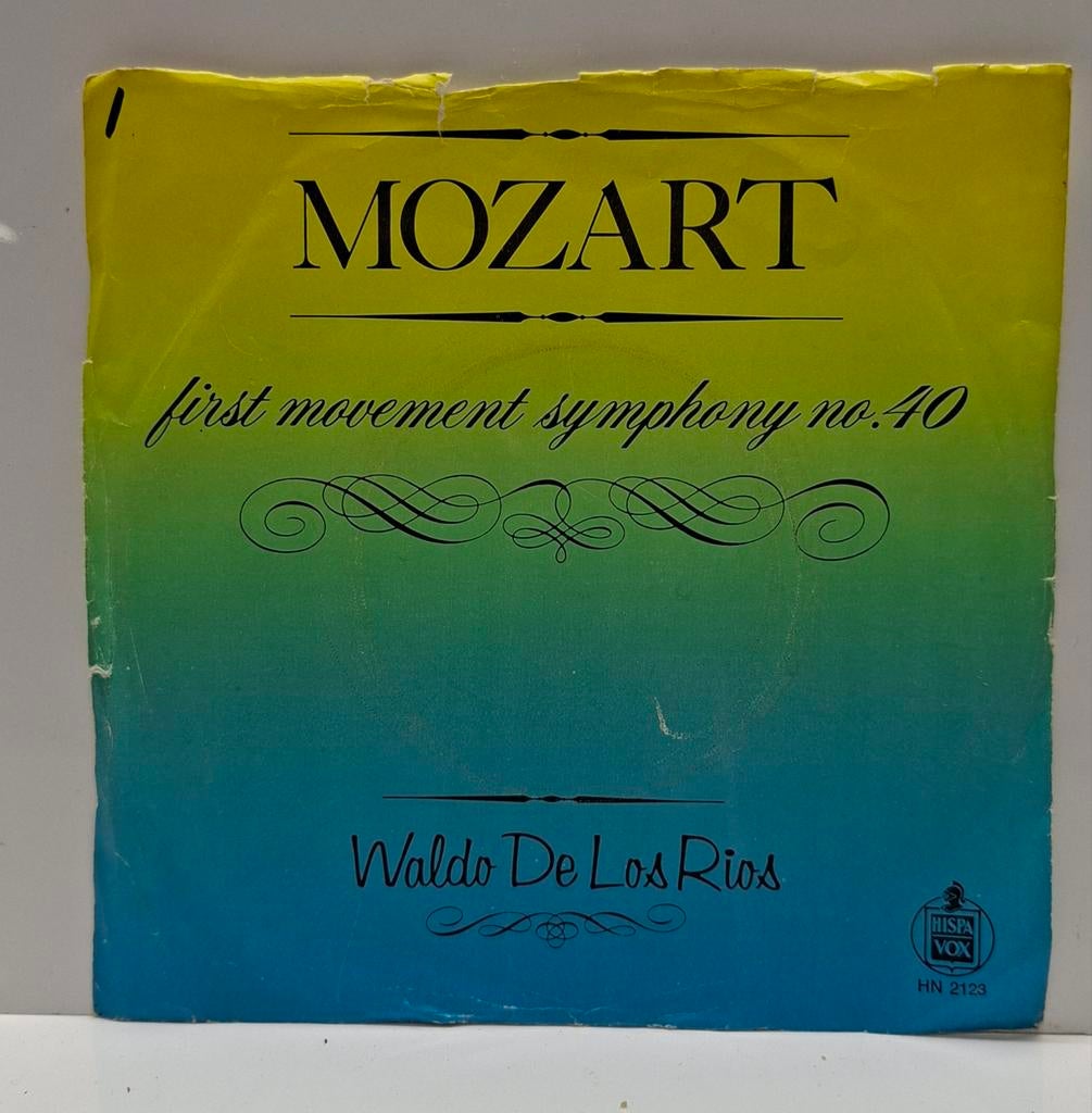 Mozart: Symphony No. 40 - Waldo De Los Rios (Vinyl), Cd's en Dvd's, Vinyl | Klassiek, Gebruikt, Overige formaten, Ophalen of Verzenden