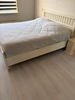 Ikea Hemnes bed 160x200, Ophalen, Wit, Tweepersoons, Zo goed als nieuw