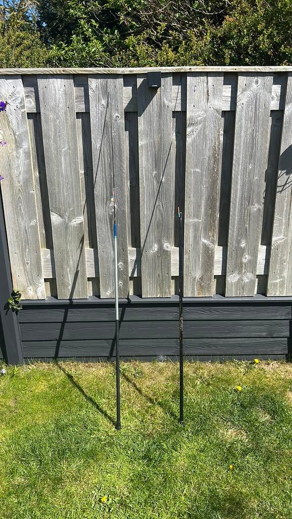 2 vaste stok hengels, Ophalen of Verzenden, Zo goed als nieuw