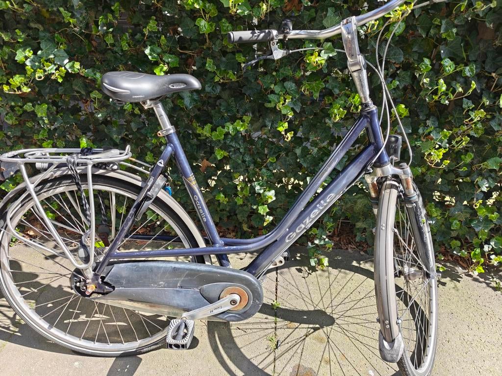 Gazelle Saphir goldline 57" damesfiets, Ophalen, Gebruikt, Versnellingen, 56 cm of meer