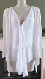 Anna Scott mooi wit vest S 36 | cardigan, Verzenden, Wit, Anna Scott, Zo goed als nieuw
