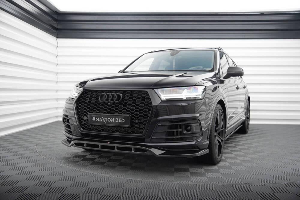 Voorlip sideskirt spoiler diffuser - Audi SQ7 Q7 Sline 16-19