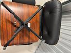 Herman Miller Eames Lounge Chair & Ottoman Palissander Leer, Huis en Inrichting, Stoelen, Twee, Zwart, Nieuw, Ophalen of Verzenden