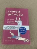 Boek humor I always get my sin, Verzenden, Gelezen, Moppen
