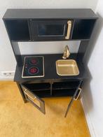 Gecustomized IKEA Speelkeuken - Zwart met Goud, Kinderen en Baby's, Speelgoed | Speelkeukens, Ophalen, Gebruikt, Hout, Speelkeuken