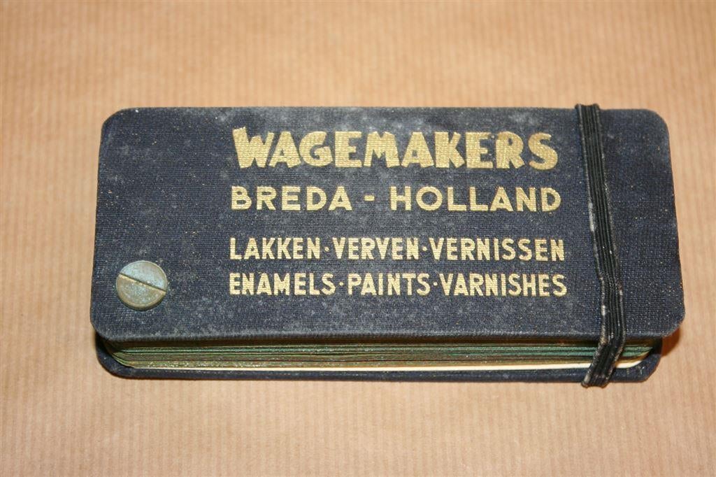 Kleurenwaaier - Teoflux Standaardkleuren - 1965 !!, Verzamelen, Ophalen of Verzenden, Gebruikt, Overige typen