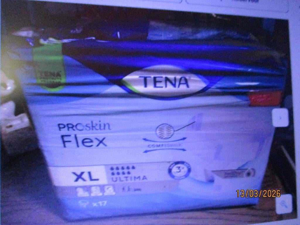 TENA PROSKIN FLEX XL ULTIMA DIVERSE PAKKEN luiers volwassene, Ophalen of Verzenden, Nieuw