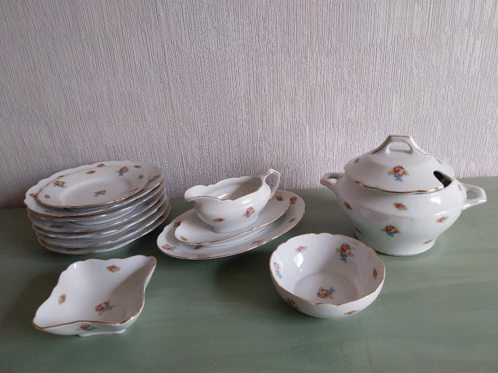 Antiek poppen servies jaren `30, Antiek en Kunst, Verzenden