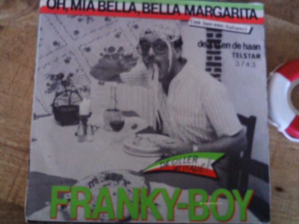 franky boy - oh, mia bella, bella margarita  19a, Cd's en Dvd's, Vinyl Singles, 7 inch, Ophalen of Verzenden, Nederlandstalig