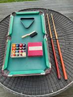 Vintage mini poolbiljart, Ophalen, Gebruikt, Pooltafel
