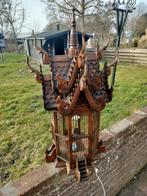 Uniek Thais Geestenhuis - Handgesneden Houten Decoratie, Ophalen of Verzenden