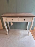 Sidetable landelijk brocante stijl, Gebruikt, 100 tot 150 cm, Ophalen of Verzenden, 25 tot 50 cm