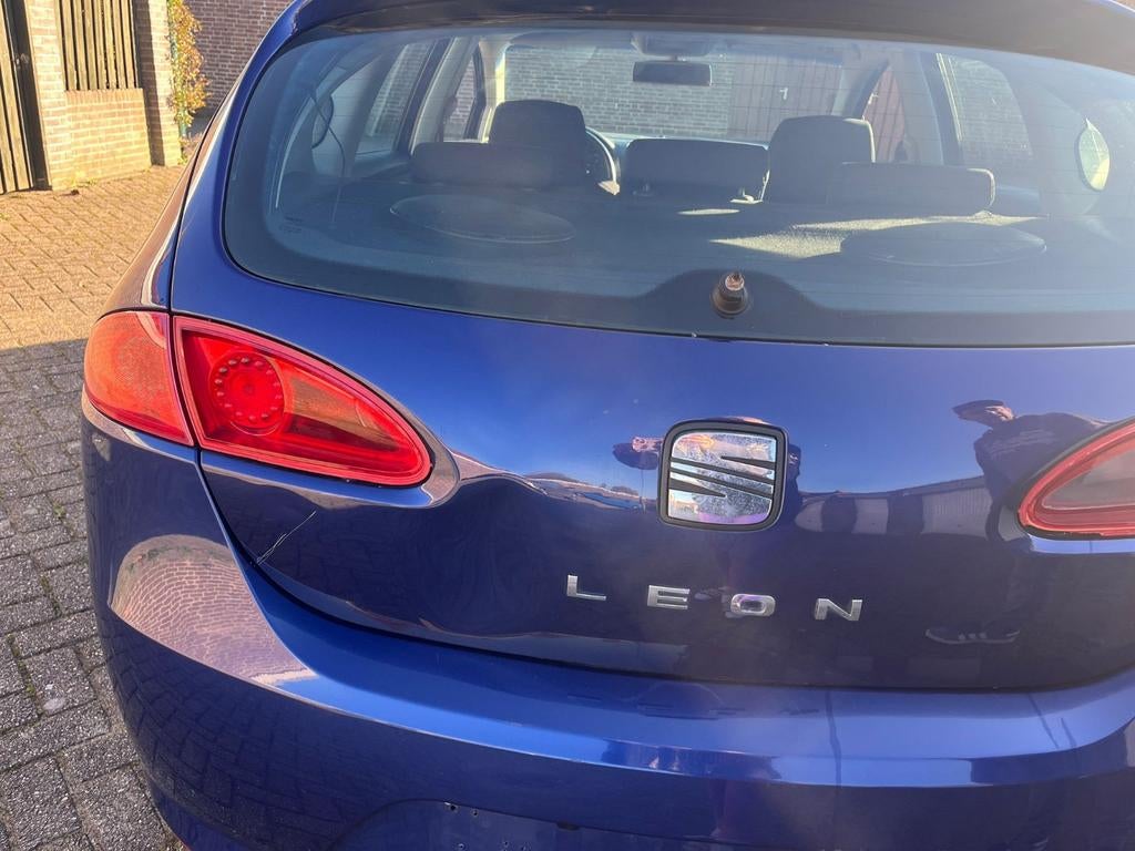 Seat leon 1p 2.0 tfsi, Auto diversen, Schadeauto's, Ophalen, Blauw, Handgeschakeld, Benzine