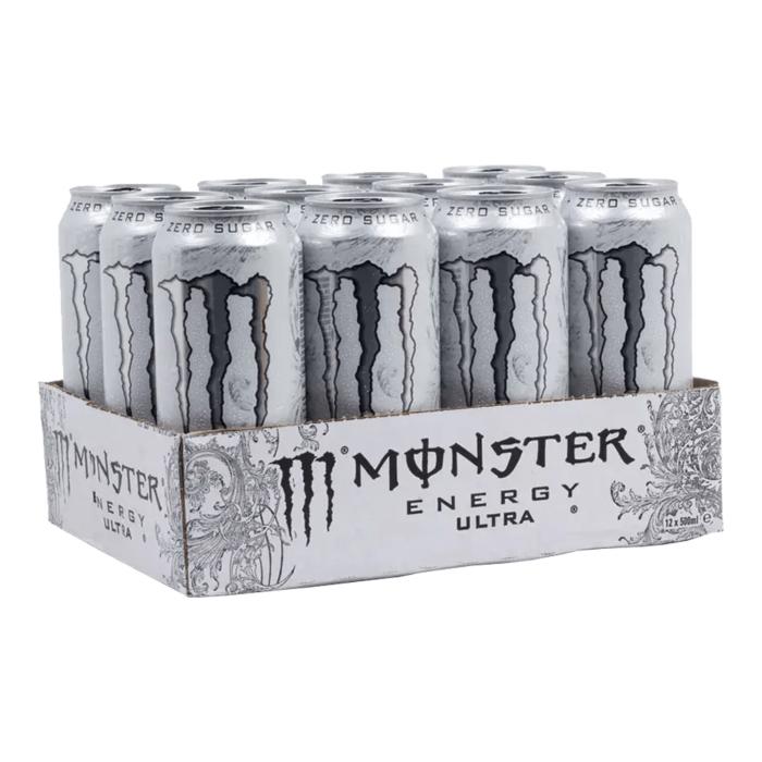 Monster Energy Ultra white 12x500ml, Diversen, Verzenden