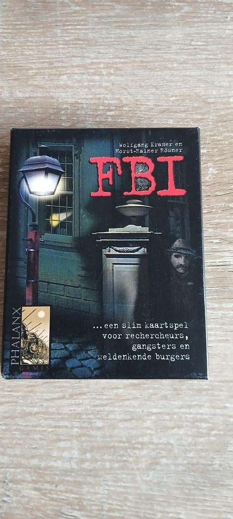 FBI kaartspel 2-5 spelers 10+ phalanx Games spel, Vijf spelers of meer, Ophalen of Verzenden, Zo goed als nieuw, Phalanx Games
