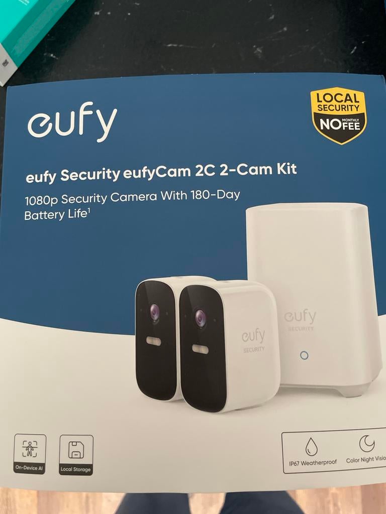 Eufy Security eufyCam 2C 1 Camera - 1080p Beveiliging, Ophalen of Verzenden, Nieuw, Buitencamera