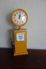 Klok Benzinepomp, Ophalen of Verzenden, Zo goed als nieuw, Analoog, Wandklok