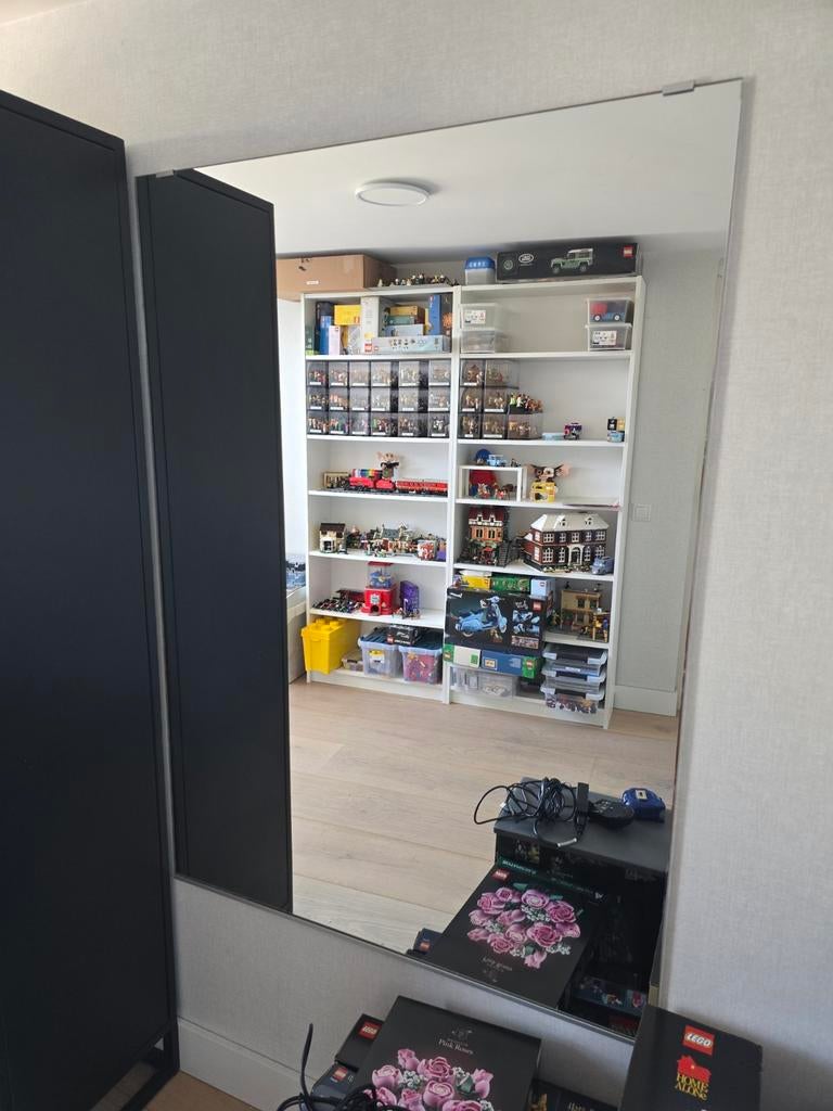 Grote spiegel 100x140 cm, Ophalen, Gebruikt, 100 tot 150 cm, 100 tot 125 cm