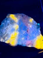 Fel fluorescerend sphalerite in calcite, zweden., Verzamelen, Mineralen en Fossielen, Ophalen of Verzenden