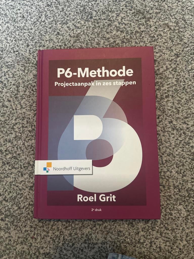 P6-Methode - Projectaanpak in zes stappen, Boeken, Ophalen of Verzenden, Zo goed als nieuw, Management