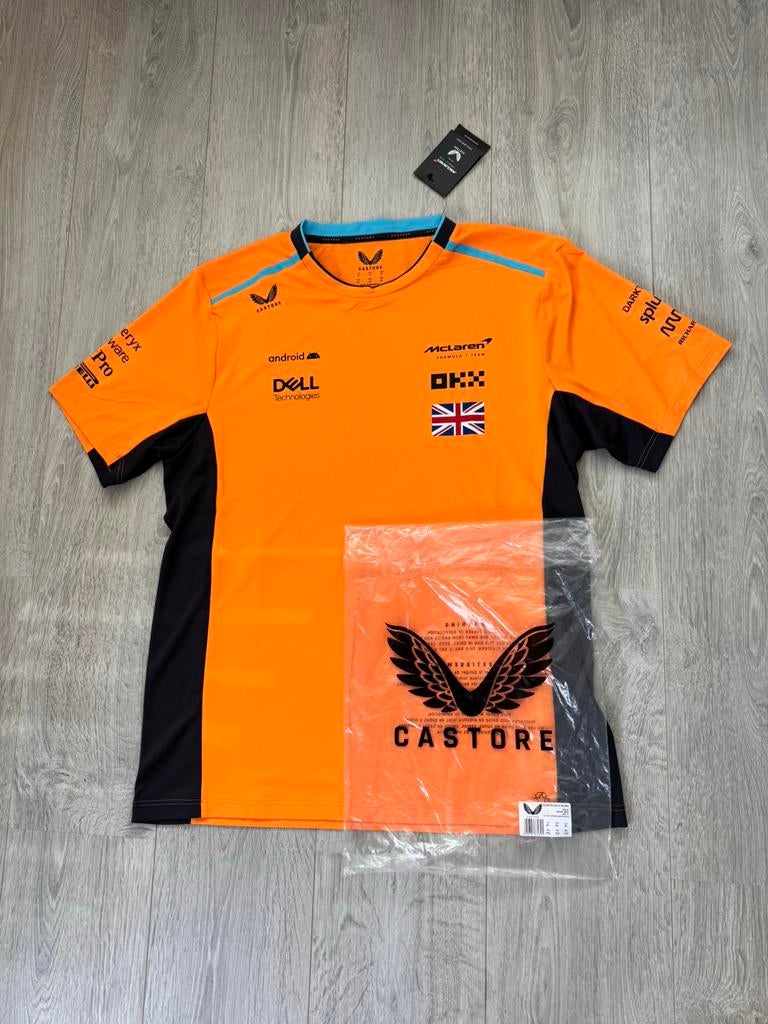 McLaren T-Shirt Lando Norris maat XL, Ophalen of Verzenden, Zo goed als nieuw, Maat 56/58 (XL), Voetbal