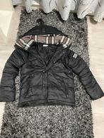 Burberry Puffer Jas Zwart met Geruite Voering, Ophalen of Verzenden, Zo goed als nieuw, Maat 52/54 (L), Zwart