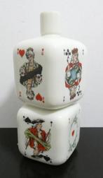 melkglazen fles met speelkaart afbeelding [971], Ophalen