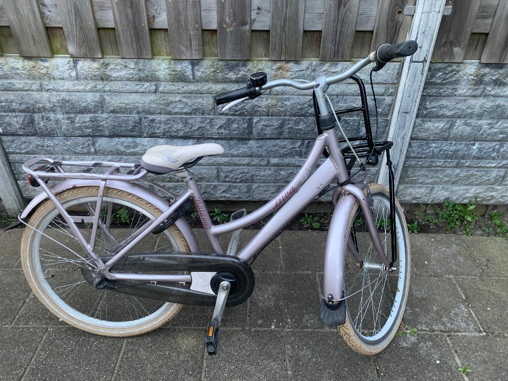 Nette meisje fiets Batavus Diva 24inch  terugtraprem, Fietsen en Brommers, Ophalen, Gebruikt, 22 inch, Spirit