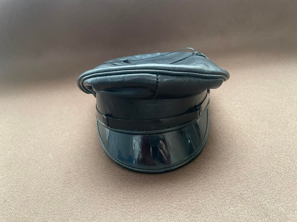Muir cap - originele leren pet Muir Cap & Regalia Ltd, Ophalen of Verzenden