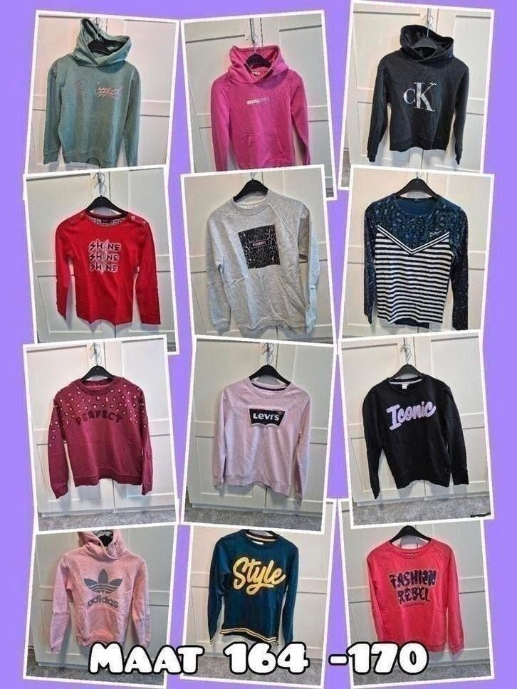 Pakket hoodies/ truien maat 164 - 170, Kinderen en Baby's, Kinderkleding | Maat 164, Meisje, Trui of Vest, Ophalen of Verzenden
