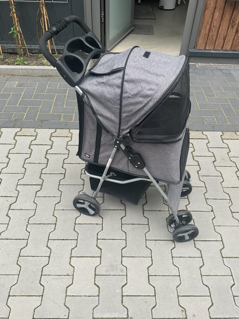 Trixie Hondenbuggy in nieuwstaat, Dieren en Toebehoren, Honden-accessoires, Ophalen, Zo goed als nieuw
